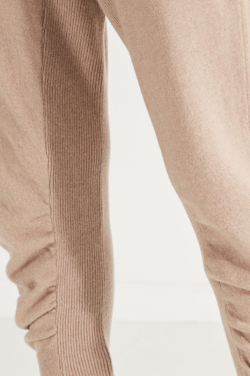фото Бежевые брюки со сборками stella mccartney