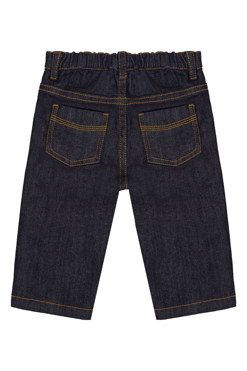 фото Темно-синие джинсы на пуговице bonpoint