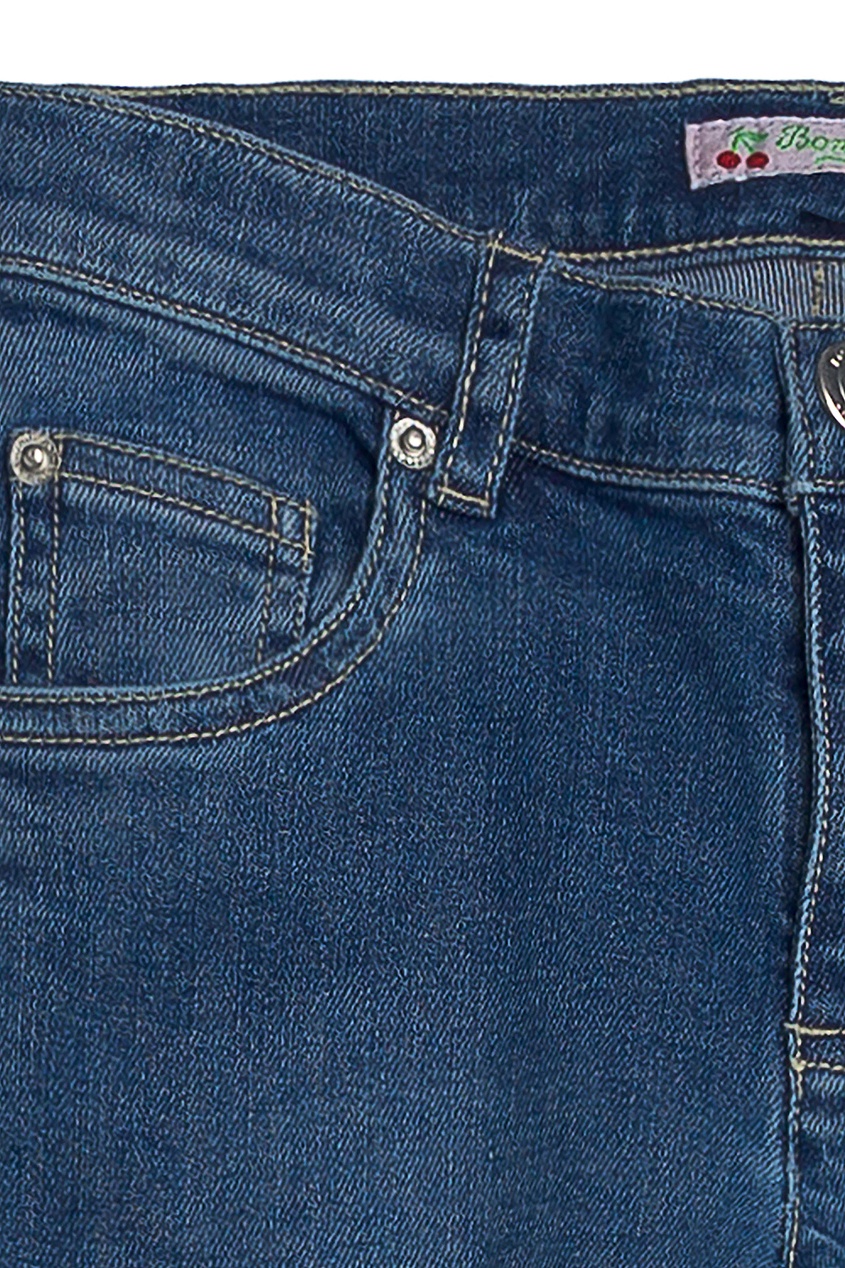 фото Прямые синие джинсы bonpoint