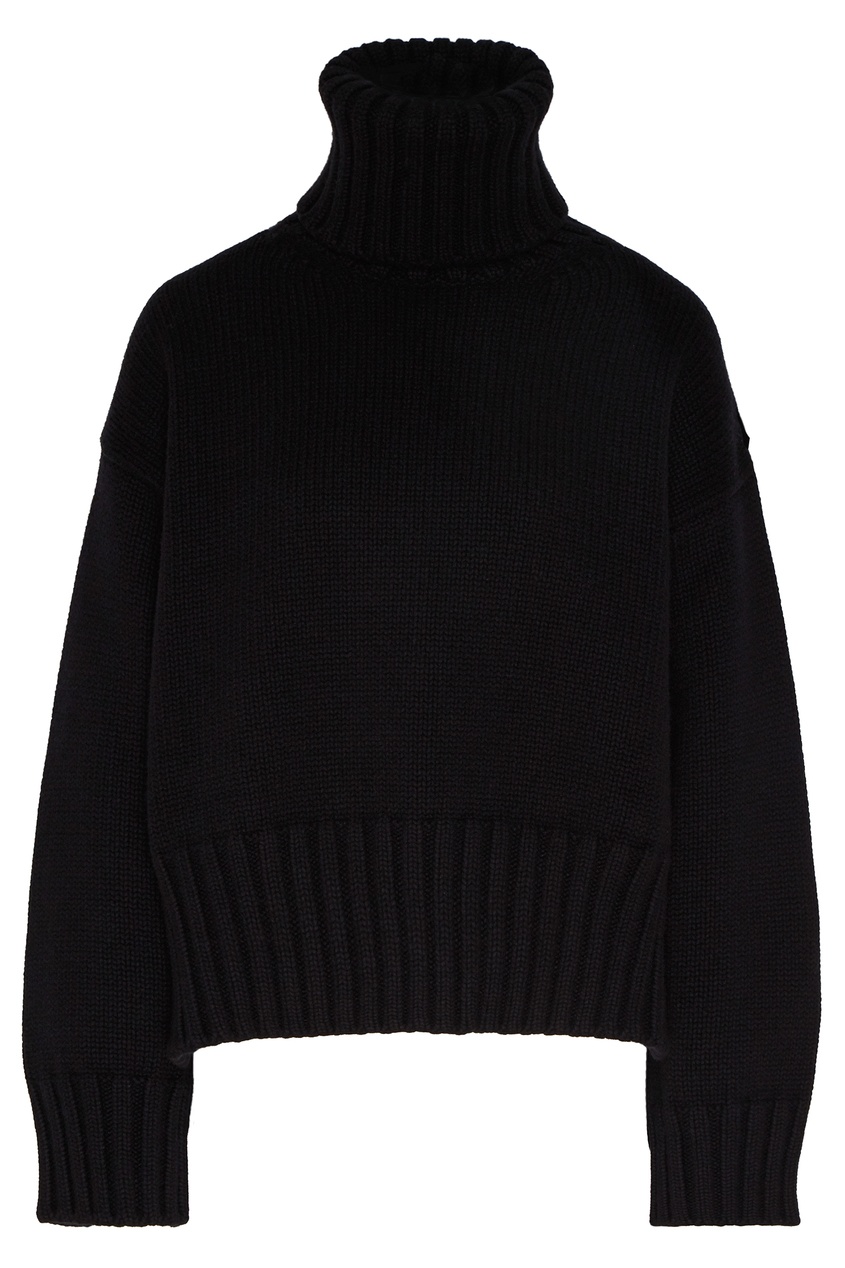 фото Черный кашемировый свитер Prada