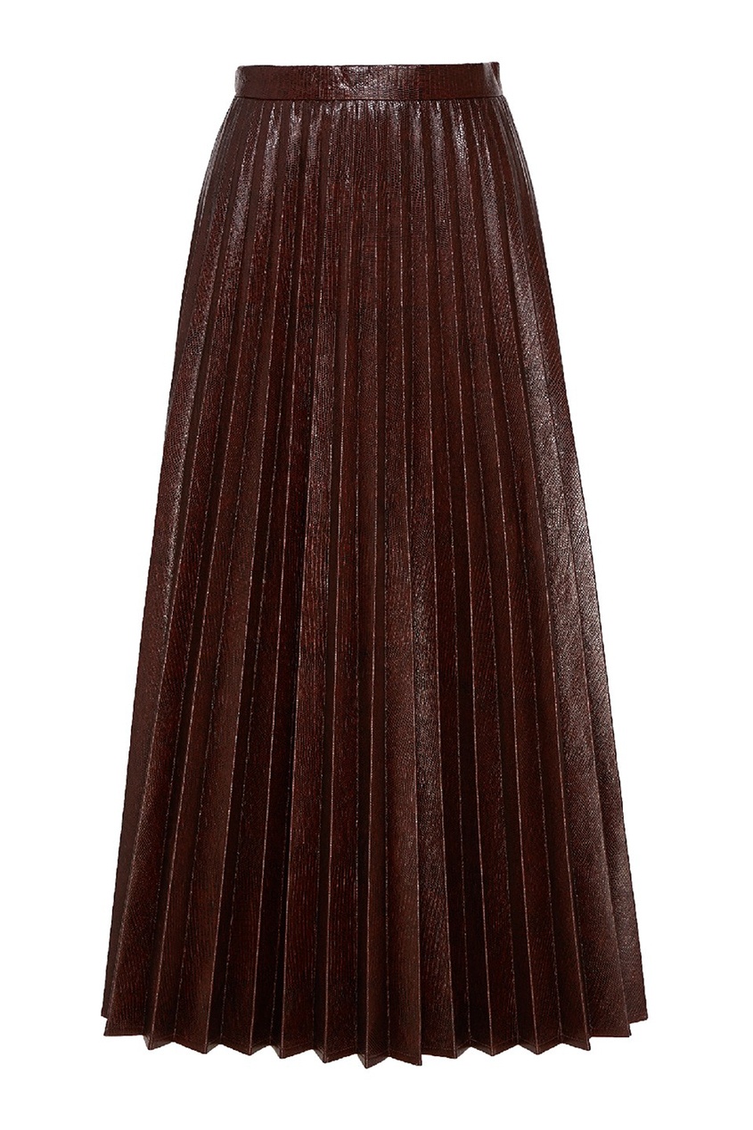 фото Бордовая юбка под рептилию alena akhmadullina