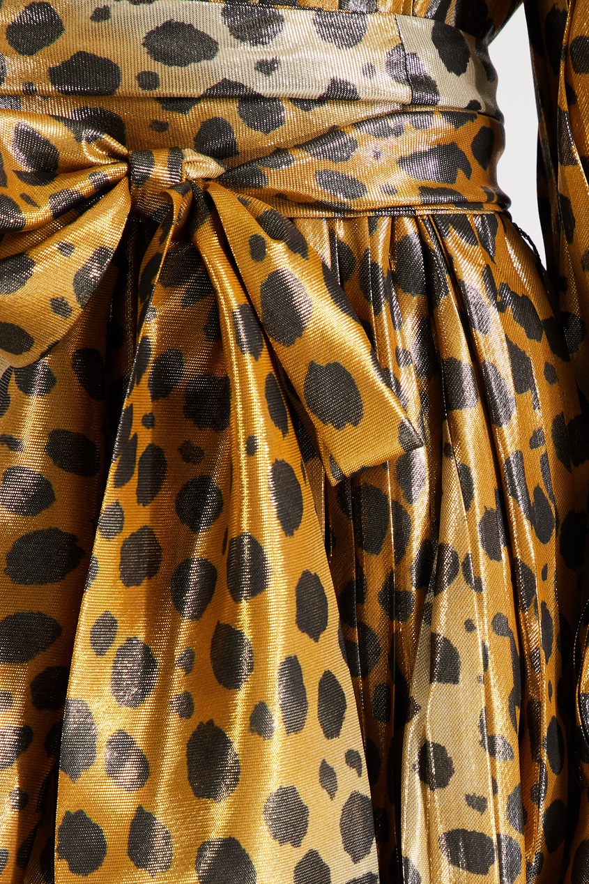 фото Блестящее платье с леопардовым принтом The marc jacobs