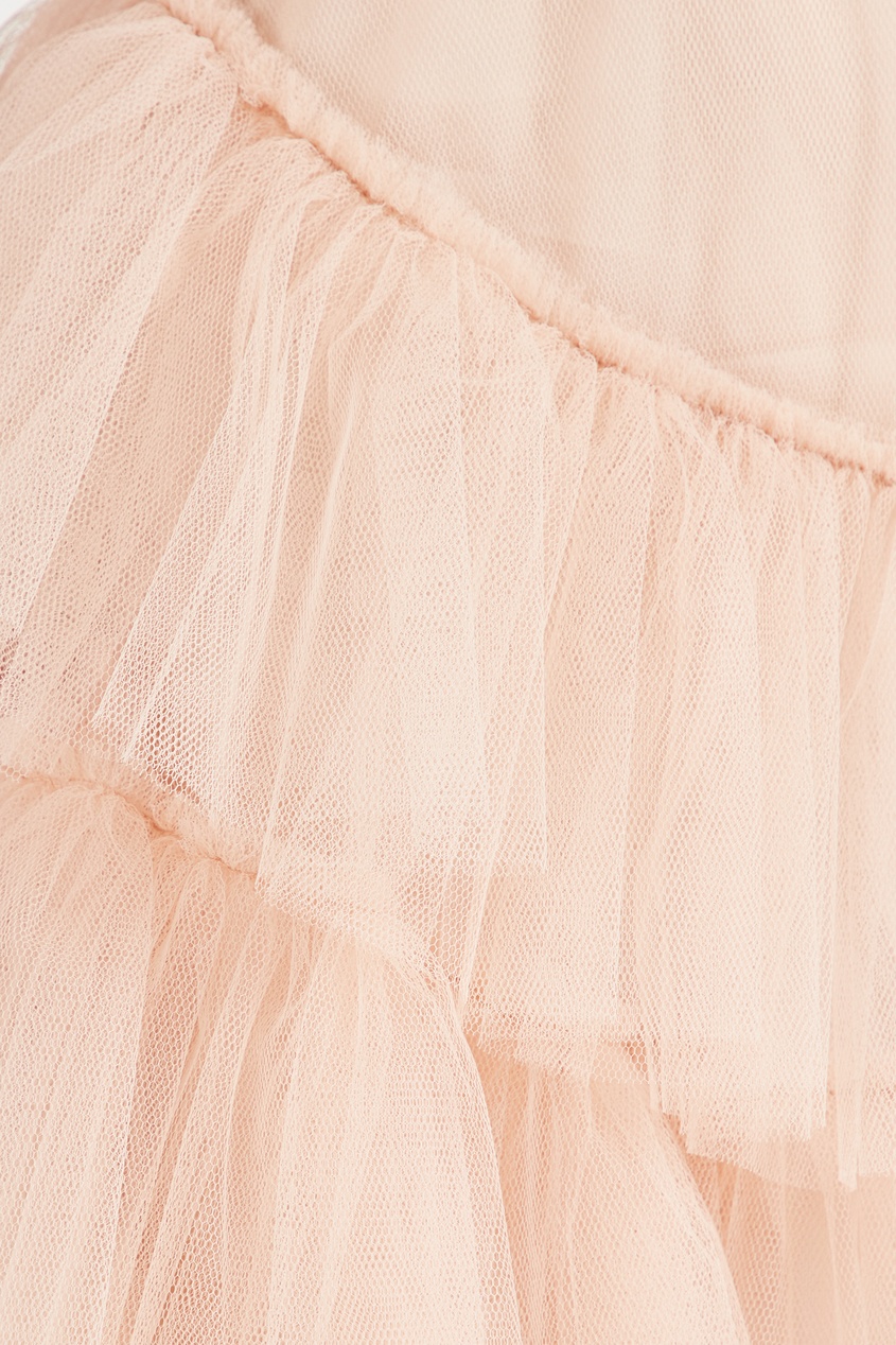 фото Розовая юбка с оборками Simone rocha
