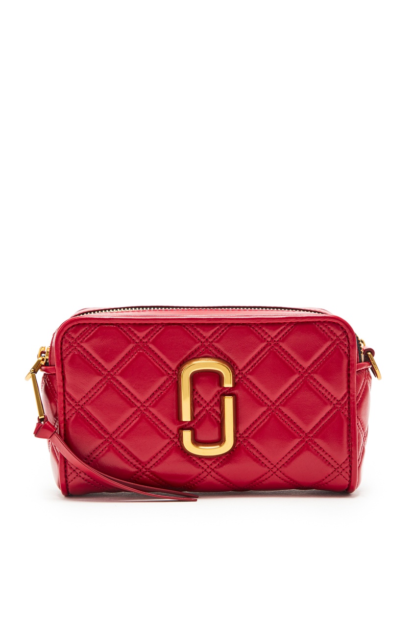 фото Красная сумка the quilted softshot 21 marc jacobs (the)