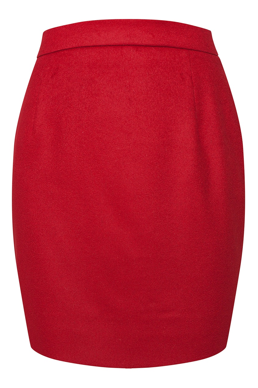 фото Короткая юбка красного цвета alexander terekhov