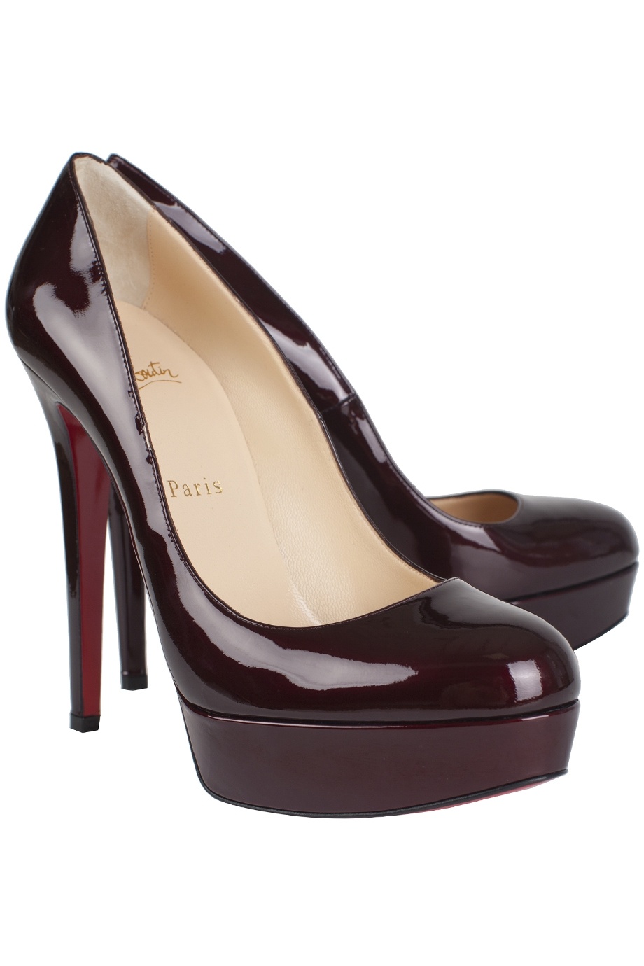 louboutin bianca 140 patent calf
